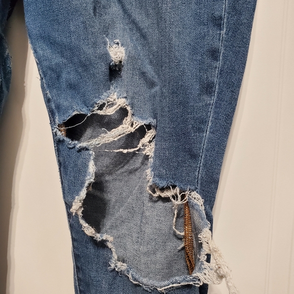 American Eagle Cropped Jeggings Destroyed size 16 SHORT - Picture 16 of 16